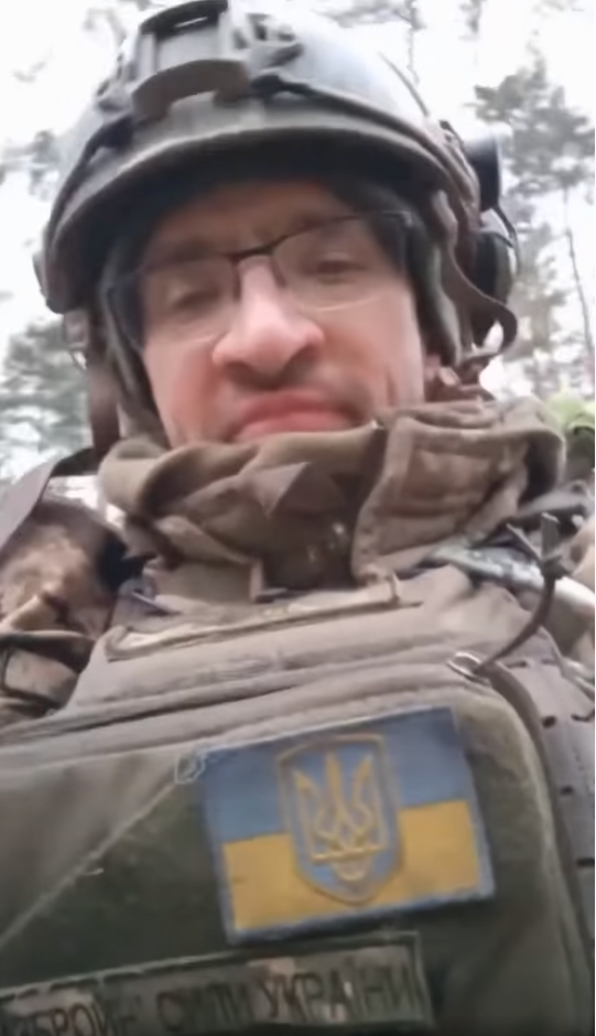 Скрін з відео на ФБ-сторінці Олесі Корженевської